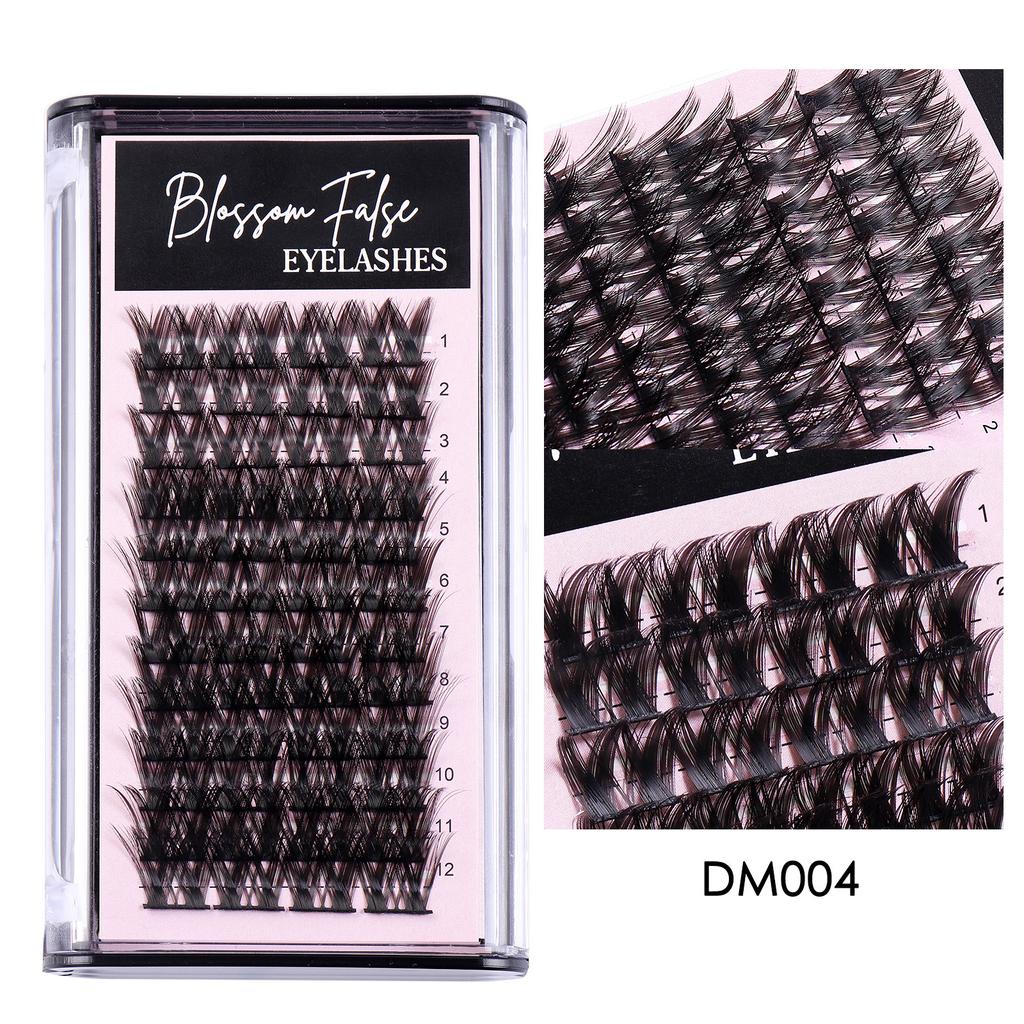 Large Capacity Single Tuft Hair Segmented False Eyelashes Natural Thick Eyelashes