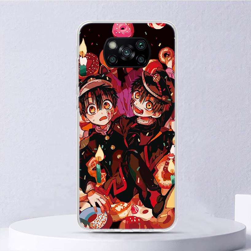 Toilet Bound Hanako Kun Anime Soft Case For Xiaomi Poco X7 X6 X5 X4 X3 Nfc F7 Ultra F6 F5 Pro Phone Cover F4 Gt F3 M5S M4 M3 M5