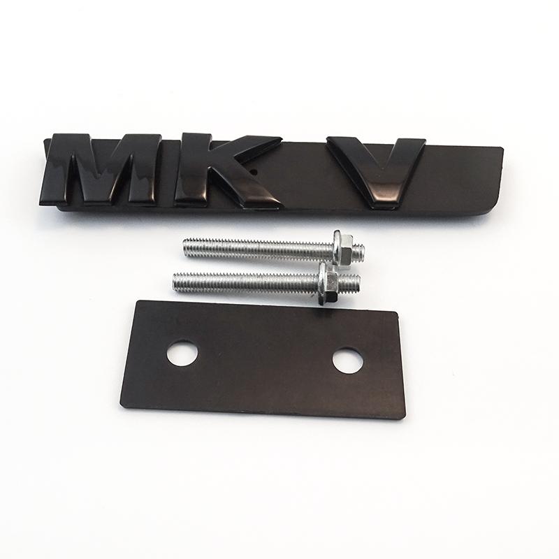 3D Black MKV MK5 Rear Car Emblem Grill and Truck Car Sticker for Volkswagen VW Golf Jetta MK5