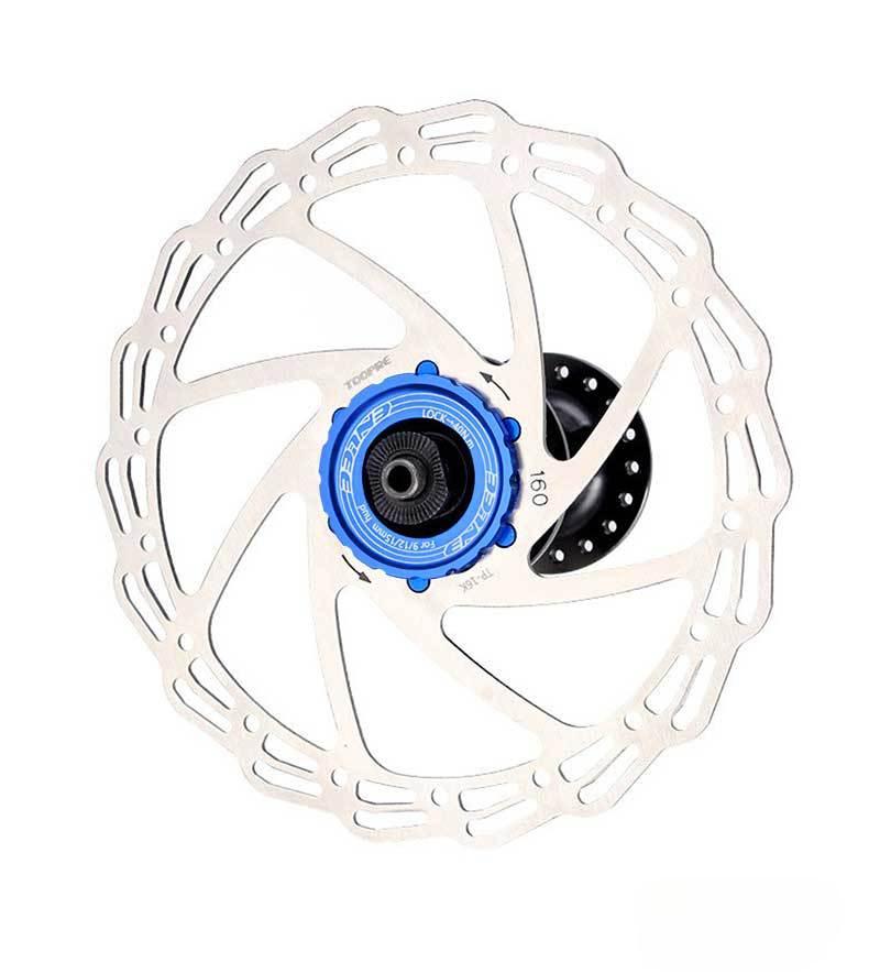 ENLEE Bicycle Medium Lock Disc To Six-nail Disc Adapter Seat, Flower Drum DT XT Central Lock, Brake Disc