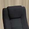 Office Chair Ergonomic Desk Chair with Armrest, Height-Adjustable Swivel Chair with Linen Look, Padded Computer Chair, Black