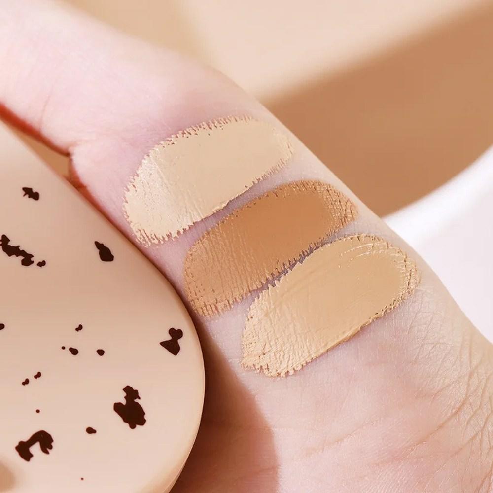 Gesichtscreme Foundation Wasserfest Bronzer Cover Langanhaltende Natürliche Basis Make-up Konturierung Langanhaltender Concealer Gesichtspflege, Natur, 1 Stück
