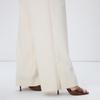 Langzi High-Waist Slit Wide-Leg Trousers