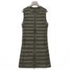 Gilet Imbottito Leggero da Donna Autunno Inverno Senza Collo Girocollo Sottogiacca Taglia Grande Lunghezza Media
