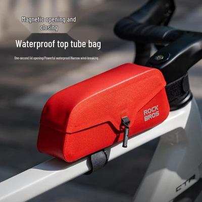 Bolsa Magnética Impermeable para Tubo Superior y Sillín RockBros para Bicicletas de Carretera y Montaña