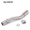 Stainless Steel Modified Exhaust for 300AC/300R/300RR/500 Motorcycles