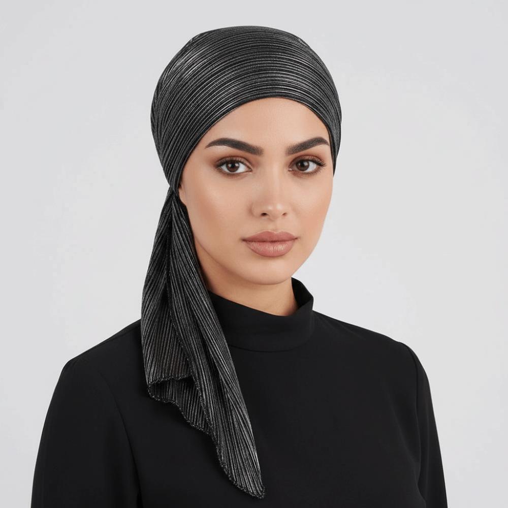 Elastic Cotton Women's Beanie Cap Soft Lady's Muslim Hijab Headscarf Turbantes Caps Muslim Women