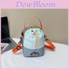 Lightweight Multifunctional Drawstring Shoulder Bag For Outdoor Travel Casual Use