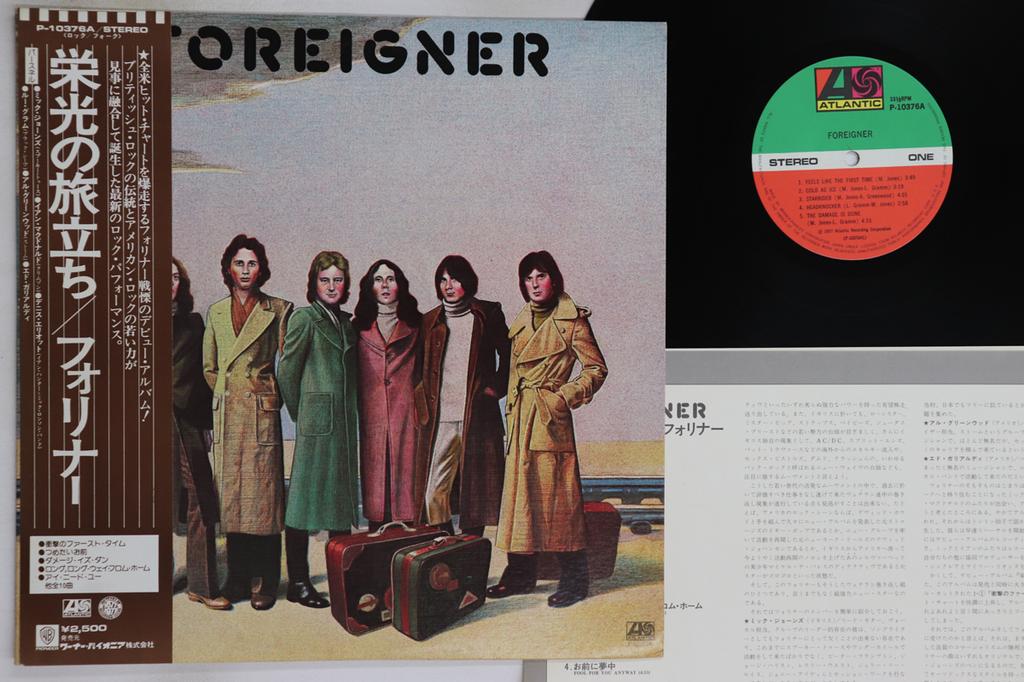 LP Record FOREIGNER - Foreigner P10376A ATLANTIC 1977 Japan Obi Rock Used