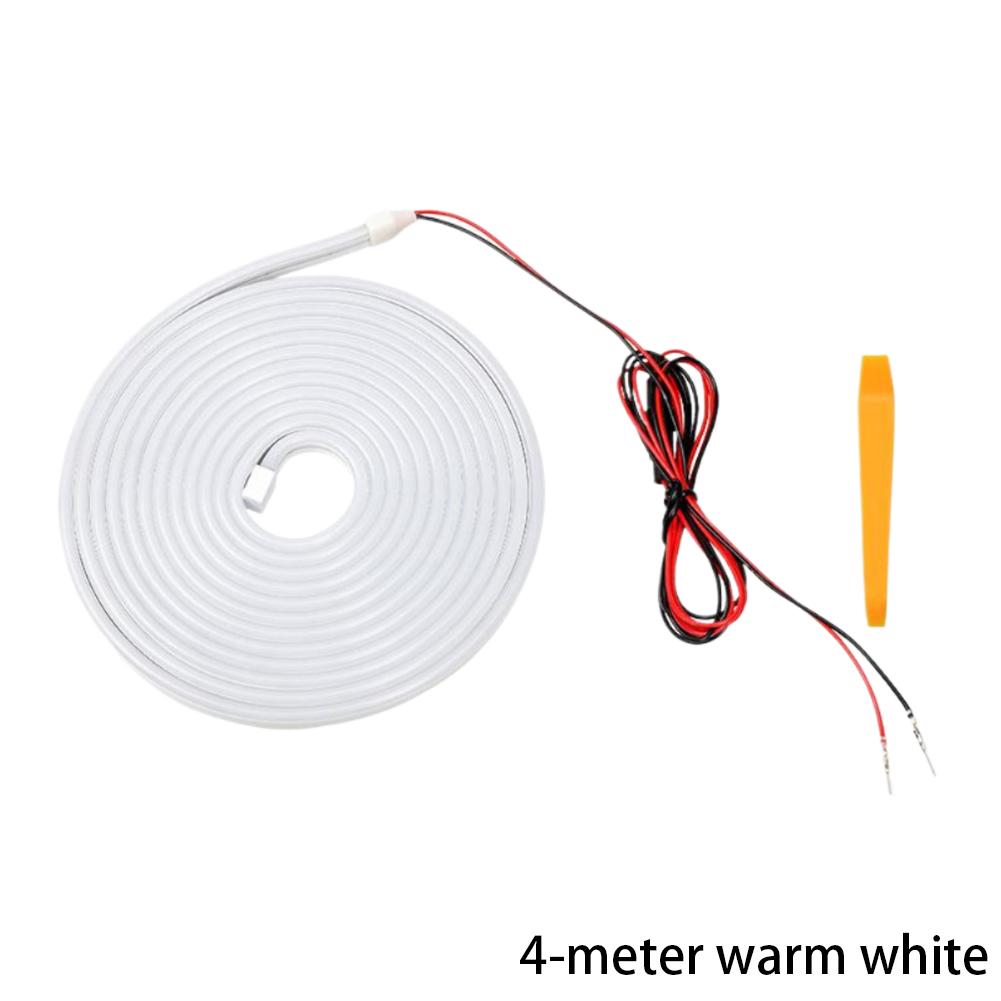 12V Dynamic Flowing Car Trunk LED Strip High-Brightnes Wiring Automatic Sensing Tailgate Light Strip Tool-Free Installation Tool