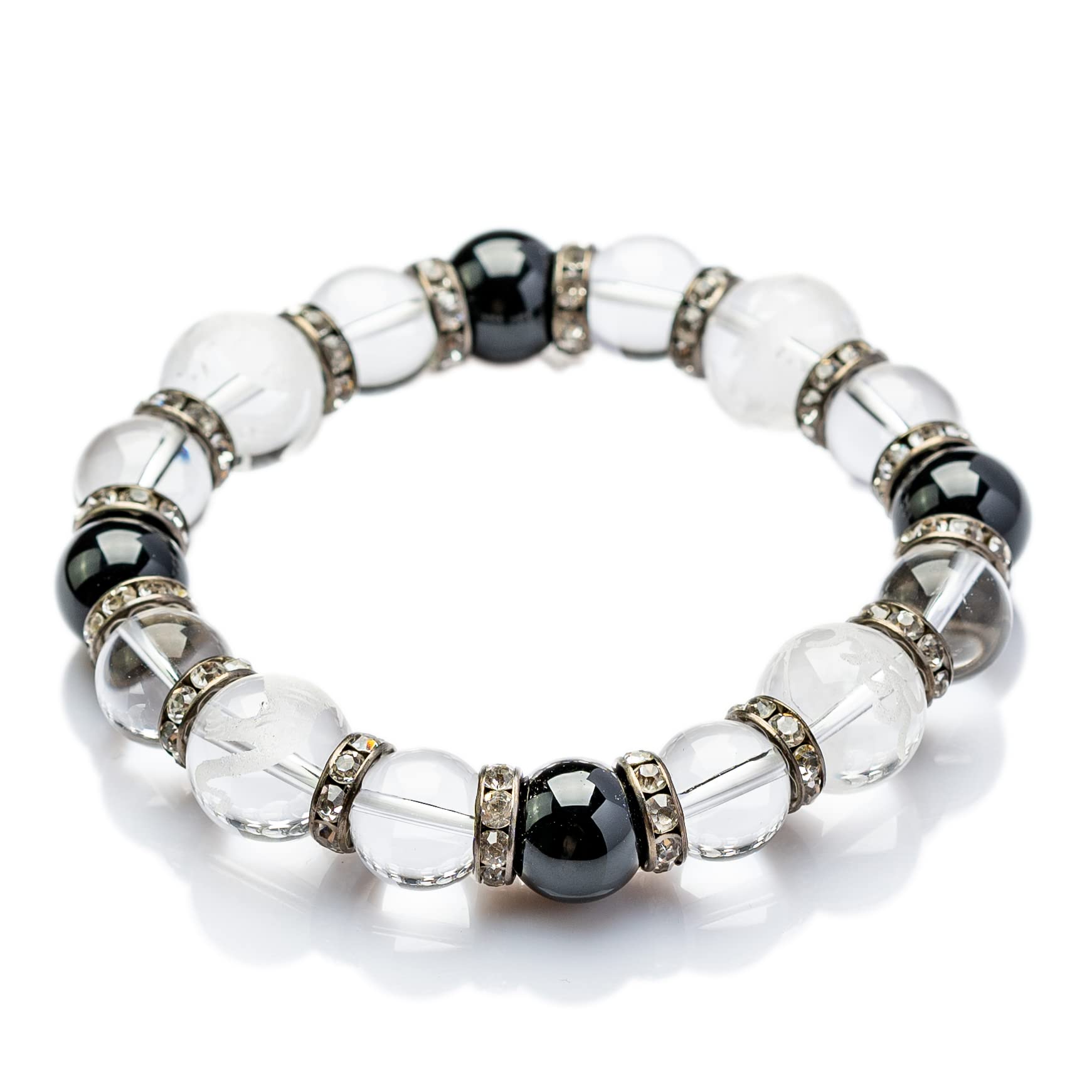 

Power Natural Four Blue White Genbu Gods Crystal x [Kyojudo] Stone, Stone, Gods, Amulet, Amulet, Men s Bracelet, Dragon, Tiger, Suzaku, (Four Onyx,