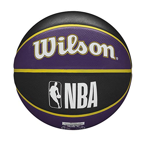 Wilson Basketball NBA TEAM TRIBUTE LA LAKERS (Team Graffiti) WTB1300XBLAL Outdoor Size 7/Approx. 24.5cm Diameter