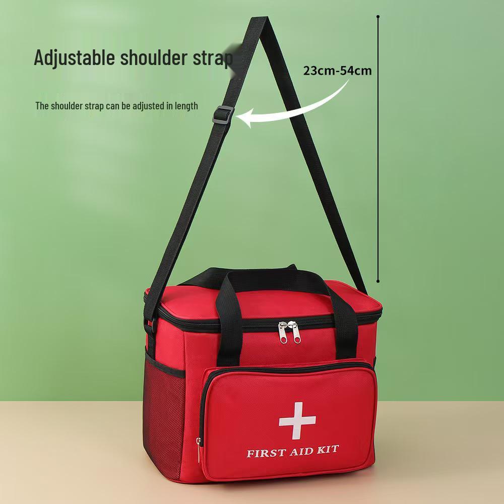 Portable Oxford Cloth First Aid Kit - Travel, Car & Outdoor Emergency Medical Bag