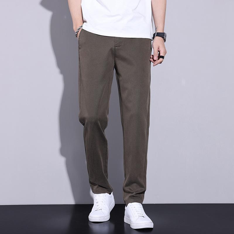 Neue Freizeithosen für Herren Einfache Herrenhosen Slim und Slim Straight Hosen für Herren