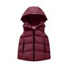 Kids Girls Winter Hooded Vest Sleeveless Warm Coat
