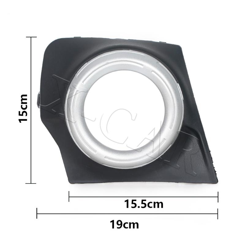 Per Mitsubishi L200 Triton MQ MR 2015 2016 2017 2018 Auto Paraurti Anteriore Copertura Faro Antinebbia Cornice Faro Antinebbia Griglia Sinistra Destra