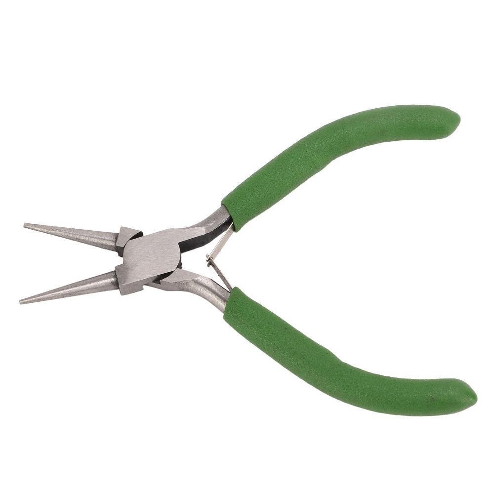 Carbon Steel Round Nose Pliers Nonslip Handle Wire Looping Pliers Precise Wire Looping