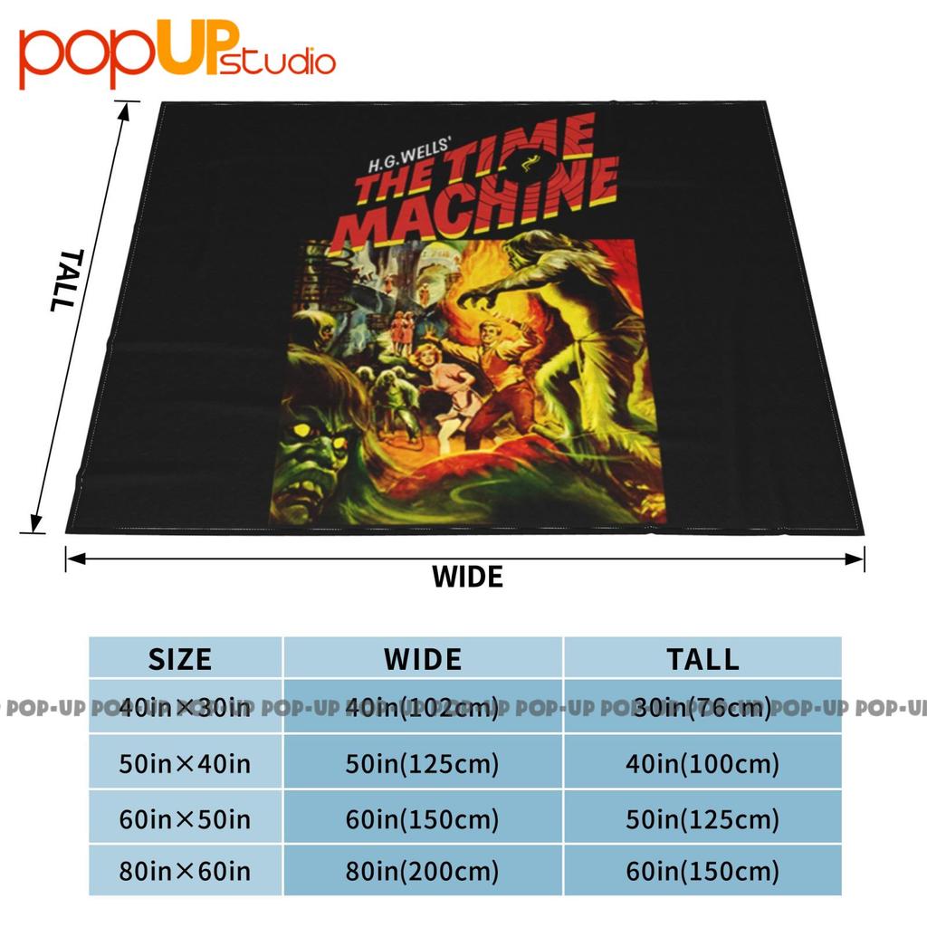 The Time Machine Hg Wells 1960 Bluray Dvd Ultra-Soft Blanket Quilt Winter Sofa Cover Bed Covers