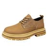 Fashion New Fashion Work Shoes Lace Up Shoes Casual Genuine Leather Four Season Mens Low Cut Hiking Shoes Thick Wear Resistant