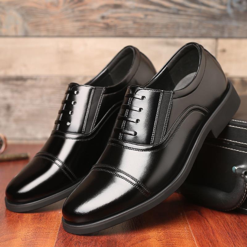 

New leather shoes men s shoes fashion versatile shoes new business dress leather shoes student work dress leather shoes tide 44