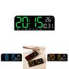 Modern Minimalist Led Desk Clock With Temperature Calendar And Alarm For Home Office Decor