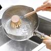 Washing Brush Head Wear-resistant Wide Application Natural Dish Washing Brush Replacement Head for Kitchen