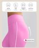 High-Waisted Yoga Shorts with White Trim - Spring/Summer Hip-Lifting Running Fitness Wear