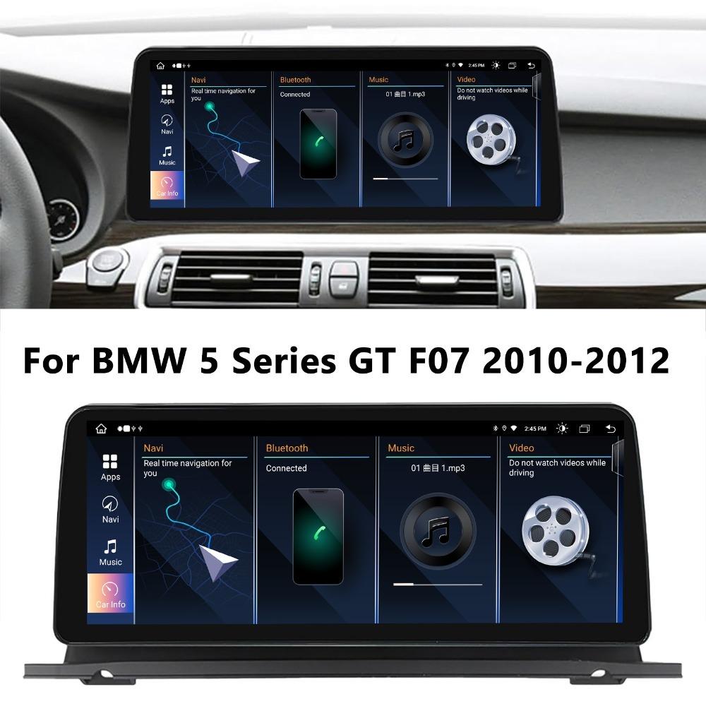 12.3'' Car Radio For BMW 5 Series GT F07 2010-2012 CIC System Wireless CarPlay Android Auto Car Multimedia Player Head Unit