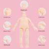 With Clothes BJD Doll with Clothes 13 Movable Joints Movable Joints Mini Girl Doll  Girl Gift