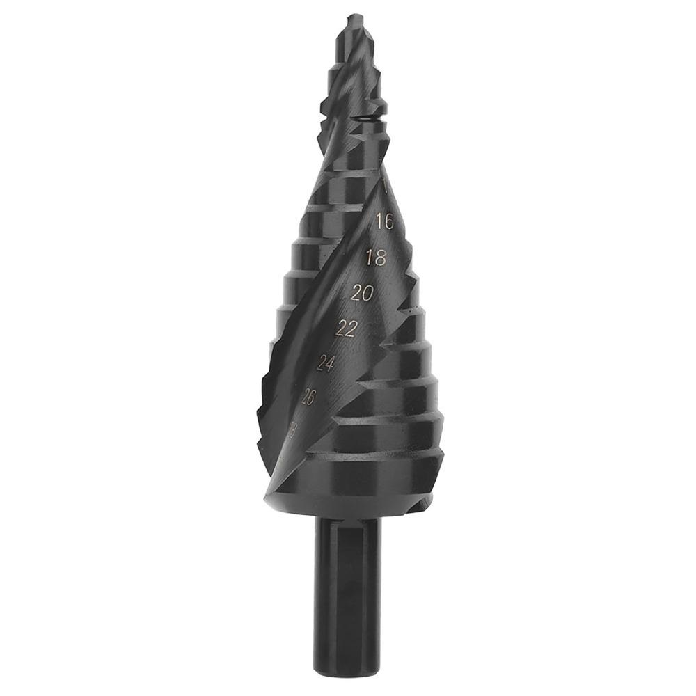 6-30mm Size Cone Step Drill Bit High Speed Steel Nitriding Step Drill Bit Cut Holes