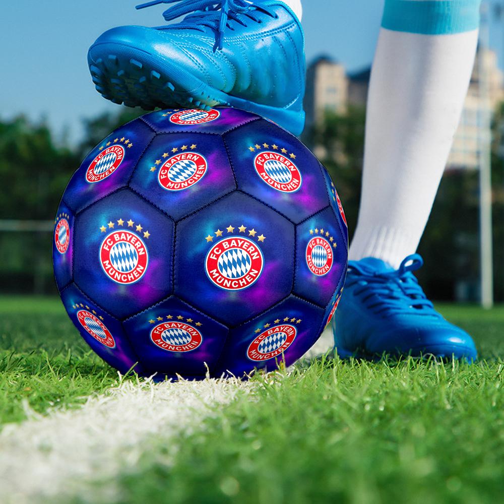 1 pz Stemma Bayern Monaco Taglia 5 Pallone da Calcio PVC Calcio Partite Sportive Allenamento Giochi all'Aperto Spiaggia Palloni Elastici 07c11