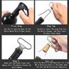 Manual Zinc Zinc Alloy Two-prong with Cover Wine Bottle Opener Kitchen Tool Wine Cork Puller Clip Corkscrew