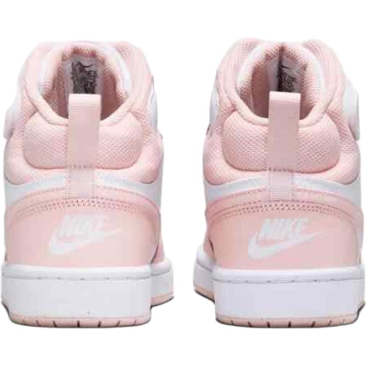 Nike Court Borough Mid 2 GS Echo Pink Kids Sneakers White CD7782-122