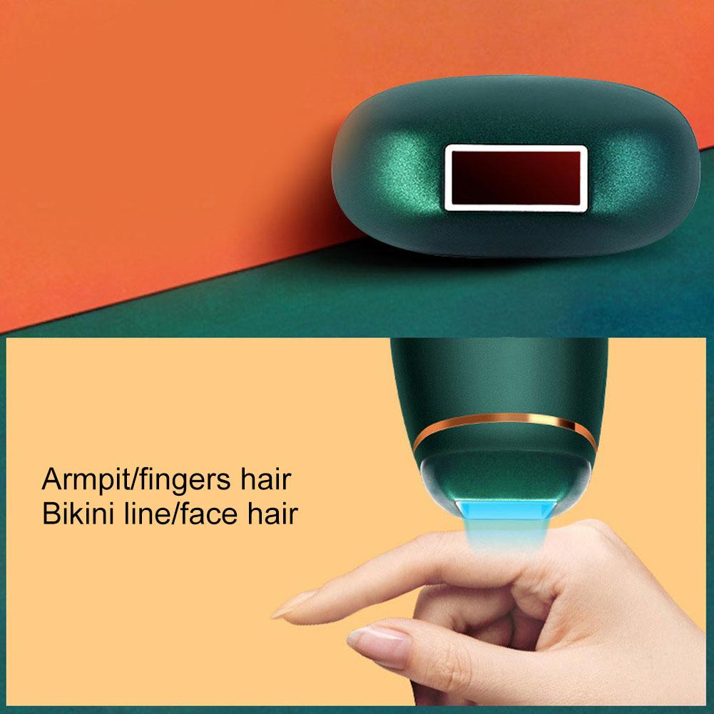 Aimanfun 400000 Flashes Hair Removal Machine Portable Household Hair Removal Devices Dark GreenEU
