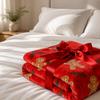 Christmas Gingerbread Throw Blanket Cozy Man Soft