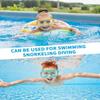 PVC-Gurt Kinder Tauchmaske PC-Glas Schnorchel Schwimmbrille Pool Schwimmbrillen Mädchen