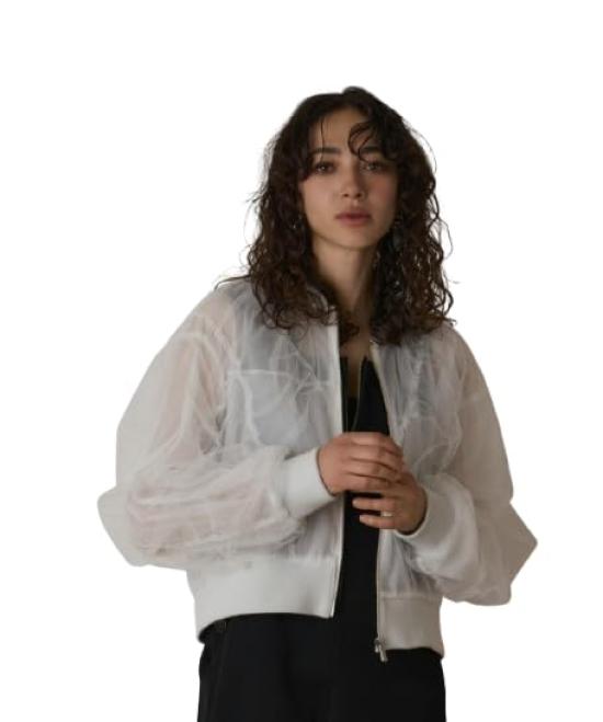 Grace Continental Tulle Gathered Blouson