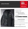 Men's Fleece-Lined Winter Work Jacket - Windproof, Waterproof, Cold Protection Coat
