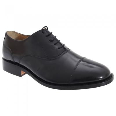 Mens Premium Argentinian All Leather Capped Oxford Shoes