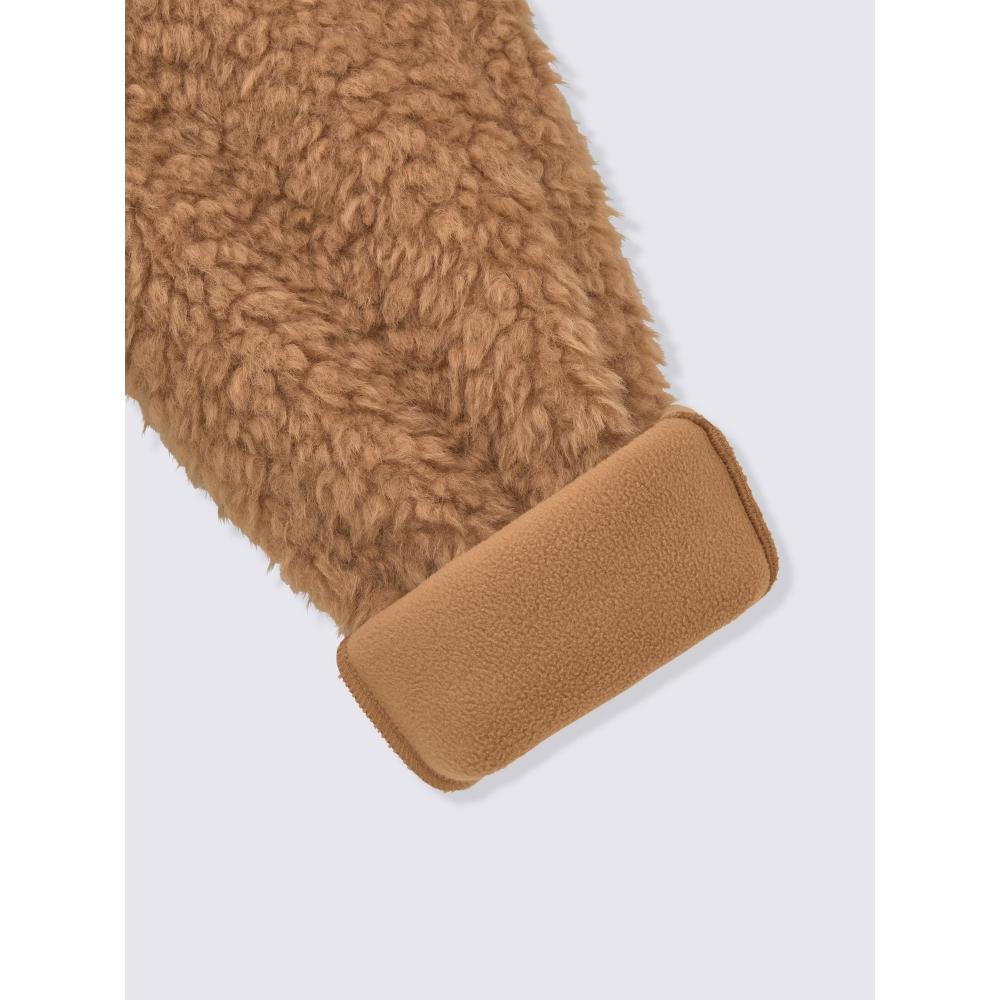 Gu By Uniqlo Fluffy Boa Long Coat