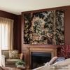 Vintage Palace Manor Garden Linen Tapestry European Forest Building Art Wall Hanging Living Room Bedroom Home Decor