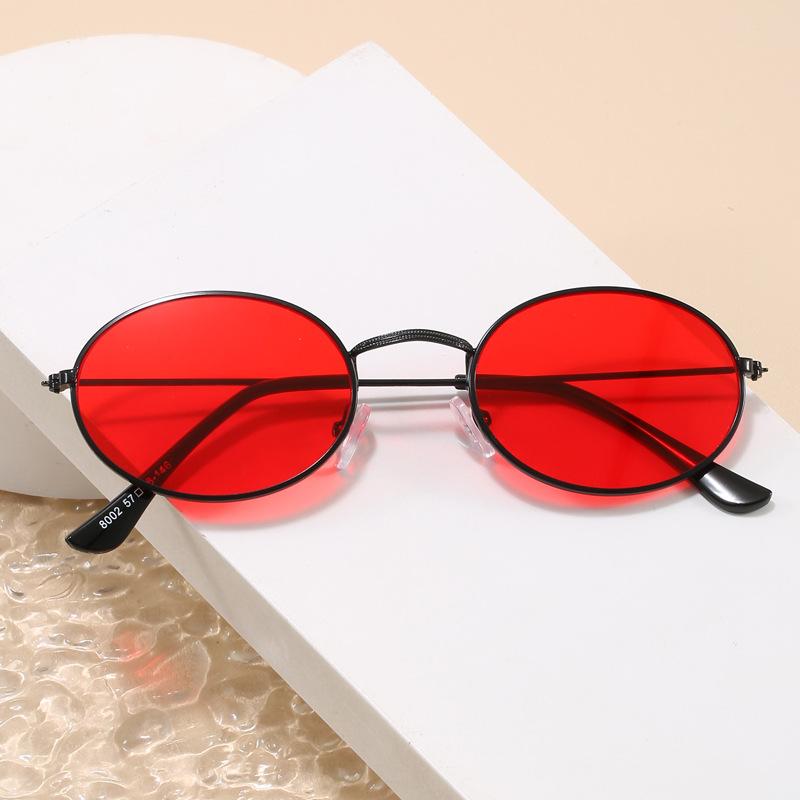 Korean Style Popular Sunglasses Oval Shape Uv400 Protection Men'S Sun Glasses Driving Hiking Female Sunglass