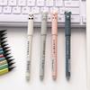 4 Pcs Animal Cat Bear Panda Erasable Pen Rollerball School Office Student 0.38 Mm Writing Supplies Japanese Stationery
