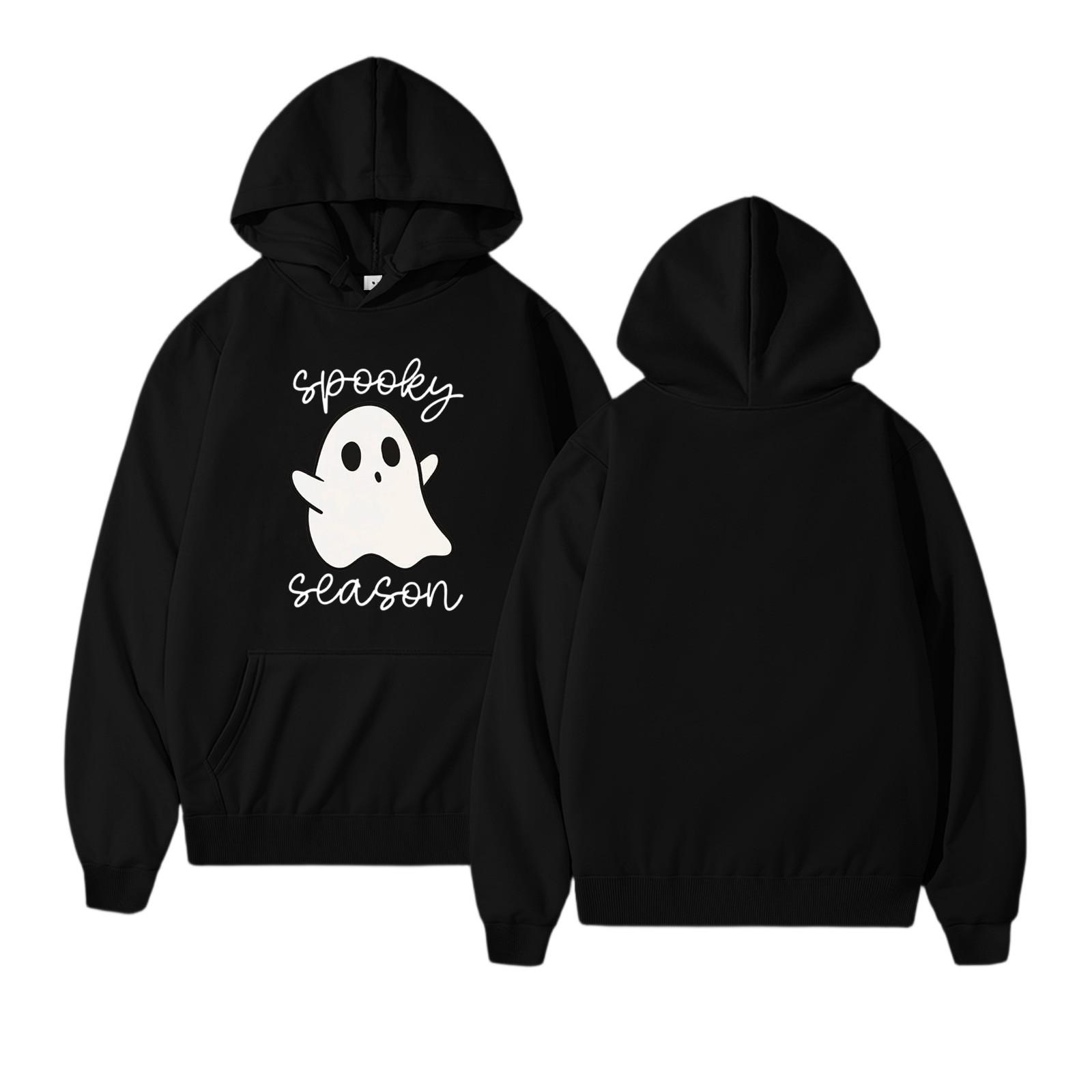 

Женские толстовки, осенняя мода, свитшоты с принтом, повседневная толстовка с длинным рукавом, свободная толстовка, осенняя толстовка L чёрный