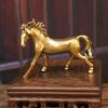 1PC Creative Brass Horse And Monkey Cute Statue Key Chain Pendant Home Office Desktop Ornaments Funny Toys