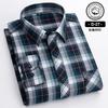 New Cotton Plaid Casual Shirts For Men Long Sleeve Fashion Print Checked Regular Fit Mens Plaid Shirts Dress Daily Clothing Soft