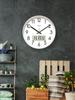 Yipula 6026 Perpetual LCD Wall Clock - Silent Dual Date Classic for Living Room