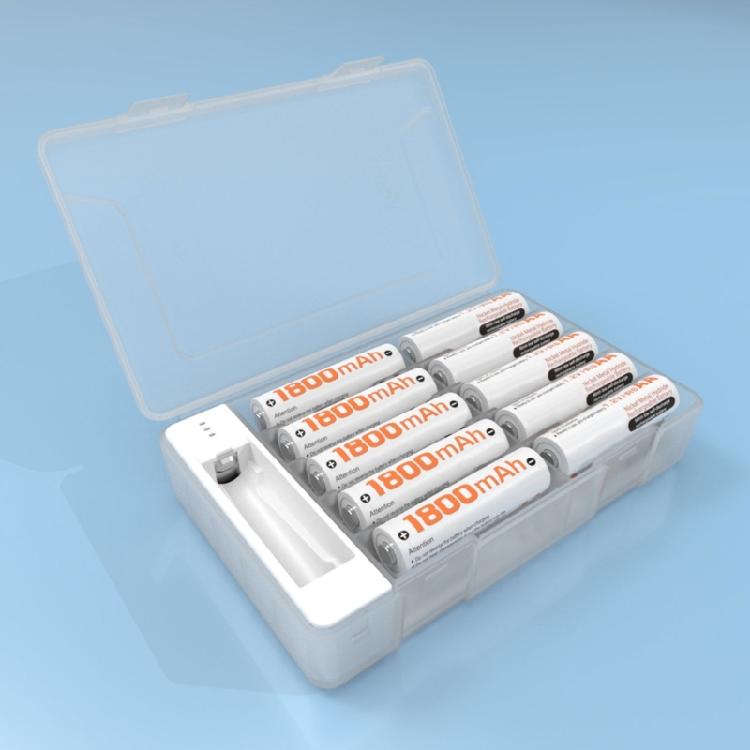 Battery Storage Case For Double/Trible A Batteries Storage Box With Power Checkers Each Fit 20/28 Batteries Holder