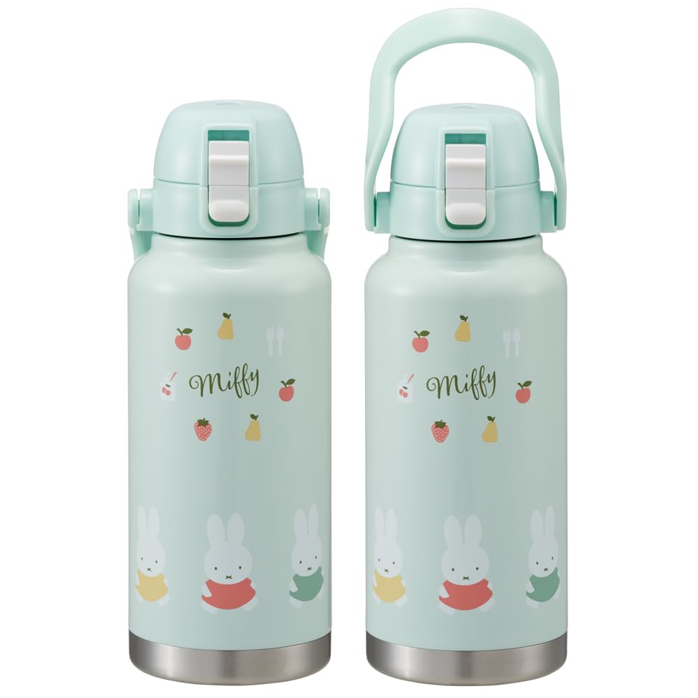 Skater Miffy STD10H-A Stainless Steel Direct Bottle with Handle, 1000ml Water BottleMug