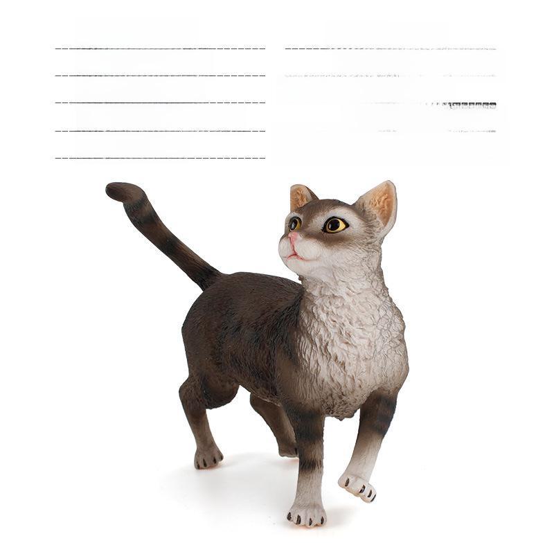 Set Jucării Pisoi Alb-Negru pentru Copii - Ornamente Model Pisică Rurală Chineză